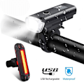 Miniatyrbillede 2 af 5: Cykel Forlygte Advarselslys Mountainbike Smart Forlygte