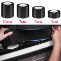 Pikkukuva 1 / 5: 3D hiilikuitu auton tarra DIY liitä suojausliuska auto ovi S