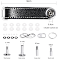 Miniatyrbillede 2 af 5: flintronic® Læder Nøglering - Herre Nøglering - Aftagelig Nøgle