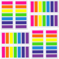 Miniatyrbillede 1 af 5: (8 Sæt) Farvede Sticky Notes Index Klæbende Bogmærker, Index Faner