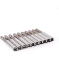 Miniatyrbilde 4 av 5: 10 stk magnetiske sekskantforlengelseshylser 1/4\" adapter f