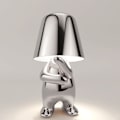 Miniatyrbild 3 av 5: Thinker Lamp Collection Kreativ Liten Gyllene Man Vardagsrum T