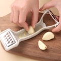 Miniatyrbillede 1 af 5: 2 stk. Grå Kiwi Papaya Salathakker Skræller Grøntsag Rustfrit S