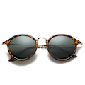 Miniatyrbillede 2 af 5: Leopard Style - Polariseret Retro Solbriller til Kvinder, Beskyttende