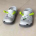 Pikkukuva 3 / 5: 4x korva Crocs-kenkien koristeluun Erittäin erottuvat Croc-lisävarusteet Juhlalahjat Parannettu suuri koko