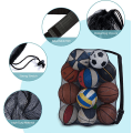 Miniatyrbilde 3 av 5: Stor nettballpose for sammenfolding, nylonnettpose, holdbar og gjenbrukbar oppbevaring
