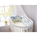 Miniatyrbillede 5 af 5: Tremmesengsramme, babyseng, babysengs bumper, flettet sengsramme, 4-lags w