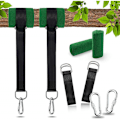 Miniatyrbilde 1 av 5: Hengekøye Stropp, Hengekøye Stropp 2x150CM med 2 D-Hook Karabiner