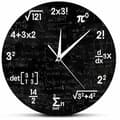 Klocka, Matematik Väggklocka Matematik Klocka Examen Present C