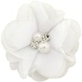 Miniatyrbild 5 av 5: 24 st baby flickor hårklämmor chiffong blommor hårspännen för