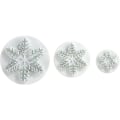 Miniatyrbild 1 av 5: 2 Set 3-pack Julkakformar Snöflaska Form för Kakor