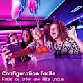 Miniatyrbilde 5 av 5: Led-stripe 20m, Led-soverom Bluetooth, Led-stripe kontrollert av AP