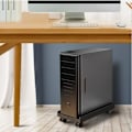Miniatyrbild 4 av 5: Under Desk PC-Stativ: Mobilt CPU-Stativ med Låsningsbara Hjul, Halksäker PC-Tornstativ Justerbar Storlek, PC-Tornstöd Ca