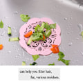 Miniatyrbillede 2 af 5: 10 stk. TPR Blomsterformet Anti-blokering Køkken Gulvafløb