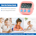 Miniatyrbillede 4 af 5: Magnetisk køkkenur med stort LCD-display (pulver), timere til