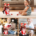Miniatyrbild 5 av 5: Genshin Impact Baron Bunny Plyschleksak 16\" Amber Bunny Gosedjur