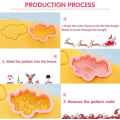 Miniatyrbilde 4 av 5: Dinosaur Cookie Cutter, 8 stykker kakeform, 3D kjeksform