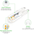 Miniatyrbillede 4 af 7: 6 stk. G9 LED 2W AC220-240V Flimmerfri PC Kabinet Lille Størrelse Høj B