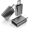 Miniatyrbillede 1 af 5: USB C han til USB 3.0 hun adapter 3-pak, Thunderbolt 3 Type C