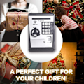 Miniatyrbillede 4 af 5: Legetøj Piggy Bank Safe Box Fingerprint ATM Bank ATM Machine Money C