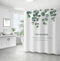 (180x180cm) Växt Blom Vattentät Polyester Duschdraperi E