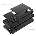 Miniatyrbilde 4 av 5: For iPhone 14 Pro med kortholder beskyttelsesdeksel - Svart - 1 stk