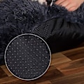 Miniatyrbillede 4 af 5: (S) 40 cm Ø Mørkegrå Rund Kurv Hundeseng Katteseng Donut