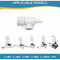Miniatyrbillede 2 af 5: Sweeper Connector 9-100-9001 til Polaris Pool Cleaner Udskiftning