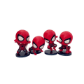 Miniatyrbillede 2 af 4: 4 stk. Spider-Man bilpynt figurer hånddukker anime