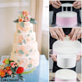 Miniatyrbild 4 av 4: 3set Cake Support Straw Frame Stands Mold Round Support Spac