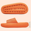 Miniatyrbild 3 av 5: Orangefärgade tofflor Slides Herr Dam Dusch Slides Halkfria Sl