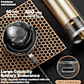 Miniatyrbillede 3 af 5: (Noir) Sprogtranslator, øretelefoner, trådløs Bluetooth-lyd, realtids oversættere, understøtter 144 sprog,