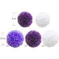 Miniatyrbild 5 av 5: Mauve 14 Pack Klädhängare i Tyg för Fester, Bröllop, Födelsedagar, C