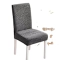 Miniatyrbild 1 av 5: (Mörkgrå 1 st) Stolsöverdrag, stretchigt stolsöverdrag, univer
