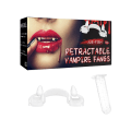 Miniatyrbilde 6 av 6: Inntrekkbare vampyrtenner cosplay proteser inntrekkbare utkledning