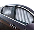 Pikkukuva 1 / 5: Auton sivuikkunan aurinkosuojat (2 kpl, hopea), magneettiset autoverhot