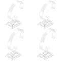 Miniatyrbillede 1 af 5: 4 stk. Ur Display Stativ Klart Armbånd Smykker Ur Dis
