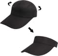 Miniatyrbillede 1 af 5: Aftagelig Baseball Cap, Åndbar Mesh Solhat, Tom Hat