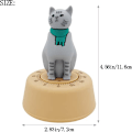 Miniatyrbillede 2 af 5: Timer Mekanisk Katteformet Kat Køkken Timer (Grå)