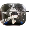Miniatyrbillede 1 af 5: TPU beskyttelsesetui til tredje generation Airpods (sort baggrund)