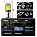 Miniatyrbilde 4 av 5: 10 stk dekoding lampe T10-4014-26smd superlys LED bred