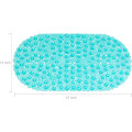 Miniatyrbilde 2 av 5: Pebbles badematte ovalt sklisikkert badekarmatte med sugekopper, Dr