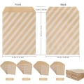 Miniatyrbillede 2 af 5: 100 stk. Kraft Cookie Bags, Treat Bags, Snack Grocery Wrappers,