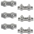 Miniatyrbillede 1 af 5: M6 Duplex Clips Kabelbindere 304 Rustfrit Stål Duplex Linjeklips