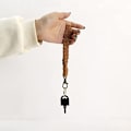 Miniatyrbillede 2 af 4: 2 stk. Boho Makrame Nøglering Armbånd Håndlavet Håndledsrem Nøglering