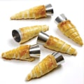 Miniatyrbillede 4 af 5: 12,1*3,3cm - Dansk kegleformet bageriform i rustfrit stål til blæst C