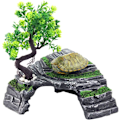 Miniatyrbilde 3 av 5: Reptilhus - Terrarium - Gjemmested - Skilpadderampe - Plattform -