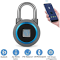 Miniatyrbild 5 av 5: Fingeravtryckslås Bluetooth-lås Mobil app Smart Keyless Bio