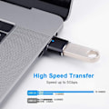 Miniatyrbild 2 av 5: USB C till USB OTG 3.0-adapter - USB Type C hane till USB A hona Q