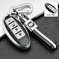 Miniatyrbilde 1 av 5: For 4-Button Remote Leather Protect Key Fob Case Cover Chian